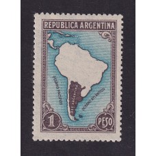 ARGENTINA 1935 GJ 761U ESTAMPILLA NUEVA CON GOMA PAPEL AUSTRIACO U$ 35